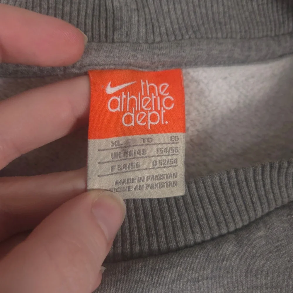 VINTAGE Nike Sweatshirt Mens XL Center Swoosh Fleece Crewneck Embroidered 00s